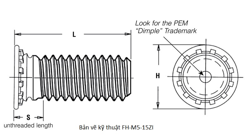 Bản vẽ kỹ thuật FH-M5-15ZI