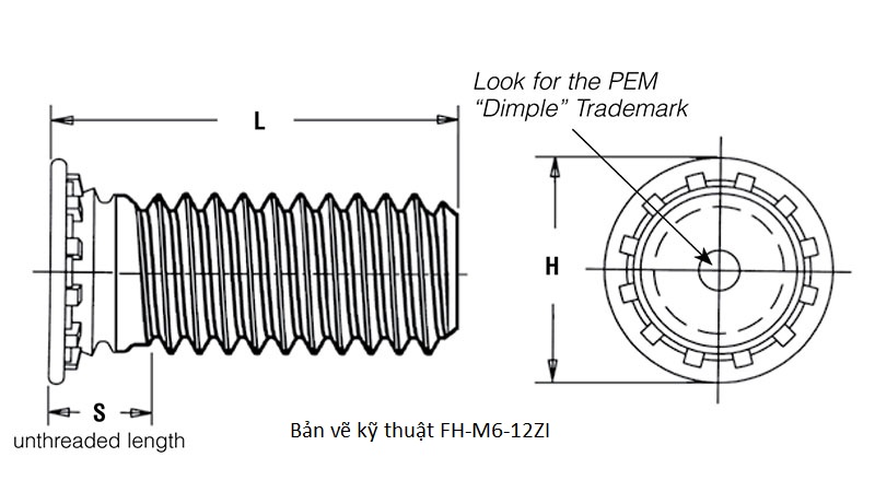 Bản vẽ kỹ thuật FH-M6-12ZI