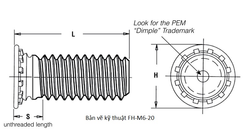 Bản vẽ kỹ thuật FH-M6-20